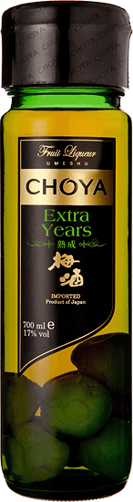 Choya Extra Royal Honey Ume Liqueur, 17% vol, with a whole Ume fruit 50ml -  NikanKitchen (日韓台所)